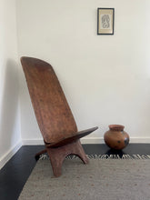 Load image into Gallery viewer, Vintage Primitive High Back Chair I