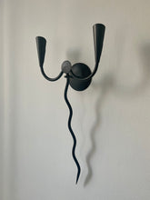 Load image into Gallery viewer, Iron Squiggle Wall Candelabra