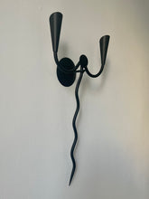 Load image into Gallery viewer, Iron Squiggle Wall Candelabra