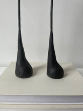 Load image into Gallery viewer, Tall Sculptural Wrought Iron Candle Holders