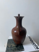 Load image into Gallery viewer, Metal Vase with Sculptural Handles