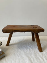 Load image into Gallery viewer, Three Legged Vintage Stool