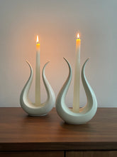 Load image into Gallery viewer, Mid Century Porcelain Candle Holders