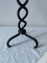 Load image into Gallery viewer, Large Wrought Iron Twisted Candle Holder