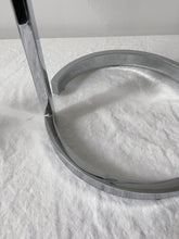 Load image into Gallery viewer, Chrome Table Lamp With Pleated Shade