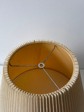Load image into Gallery viewer, Chrome Table Lamp With Pleated Shade