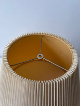 Load image into Gallery viewer, Chrome Table Lamp With Pleated Shade