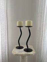 Load image into Gallery viewer, Wavy Iron Candle Holders