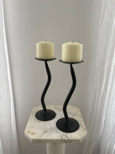 Load image into Gallery viewer, Wavy Iron Candle Holders