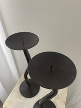 Load image into Gallery viewer, Wavy Iron Candle Holders