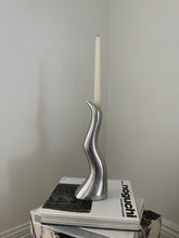 Load image into Gallery viewer, Art Deco Squiggle Candle Holder