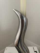 Load image into Gallery viewer, Art Deco Squiggle Candle Holder