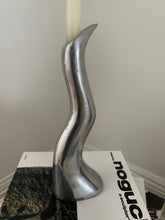 Load image into Gallery viewer, Art Deco Squiggle Candle Holder
