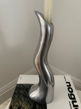 Load image into Gallery viewer, Art Deco Squiggle Candle Holder