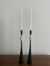 Load image into Gallery viewer, Wrought Iron Candle Holders with Neck Detail