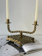 Load image into Gallery viewer, 1960s Brutalist Candelabra