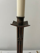 Load image into Gallery viewer, Brutalist Iron 3 Legged Candle Holders