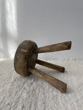 Load image into Gallery viewer, 1800s Small Primitive Wooden Stool