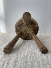 Load image into Gallery viewer, 1800s Small Primitive Wooden Stool
