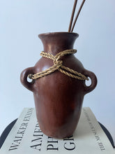 Load image into Gallery viewer, Clay Vessel with Rope Detail