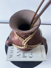 Load image into Gallery viewer, Clay Vessel with Rope Detail