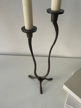 Load image into Gallery viewer, Wavy Bronze Candelabra
