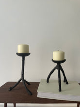 Load image into Gallery viewer, Cast Iron Branch Candle Holders