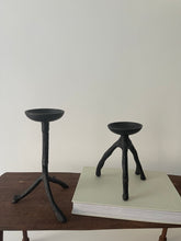 Load image into Gallery viewer, Cast Iron Branch Candle Holders