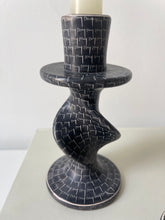 Load image into Gallery viewer, Hand Carved Abstract Soapstone Candle Holders