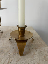 Load image into Gallery viewer, Mid Century Brass Candelabra