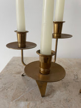 Load image into Gallery viewer, Mid Century Brass Candelabra