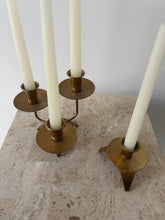 Load image into Gallery viewer, Mid Century Brass Candelabra