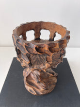 Load image into Gallery viewer, Brutalist Footed Candle Holder