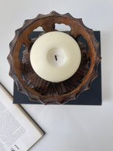 Load image into Gallery viewer, Brutalist Footed Candle Holder