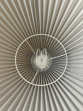 Load image into Gallery viewer, Large Ribbed Plaster Table Lamp
