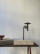 Load image into Gallery viewer, Sculptural Wrought Iron Candle Holder