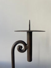 Load image into Gallery viewer, Sculptural Wrought Iron Candle Holder
