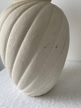 Load image into Gallery viewer, Large Plaster Swirl Table Lamp