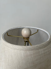 Load image into Gallery viewer, Large Plaster Swirl Table Lamp