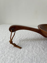 Load image into Gallery viewer, Footed Wooden Bowl with Handle