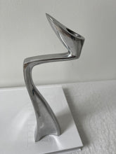 Load image into Gallery viewer, Art Deco Chrome Candle Holders