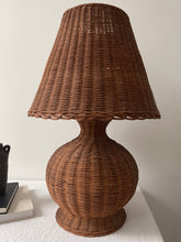 Load image into Gallery viewer, All Wicker Table Lamp