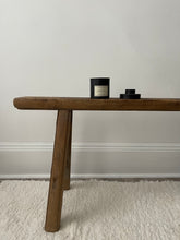 Load image into Gallery viewer, Vintage Elm Wood Bench