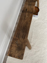 Load image into Gallery viewer, Vintage Elm Wood Bench