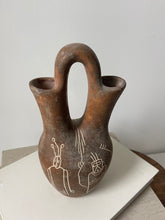 Load image into Gallery viewer, Etched Double Spout Vase
