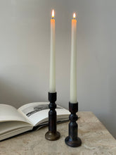 Load image into Gallery viewer, Hand Forged Wrought Iron Candle Holders