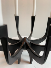 Load image into Gallery viewer, Black Metal Candelabra