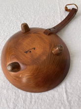 Load image into Gallery viewer, Footed Wooden Bowl with Handle