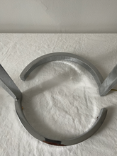 Load image into Gallery viewer, Chrome Table Lamp With Pleated Shade