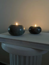 Load image into Gallery viewer, Green Marble Tea Light Candle Holders